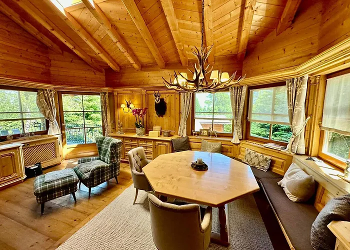 Hébergement de vacances Maris Luxus-chalet Mit Saunahaus Gerlitzen 1720m *